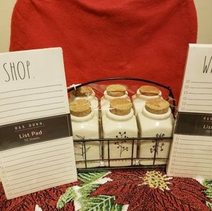 Spice Rack and 2 note pads